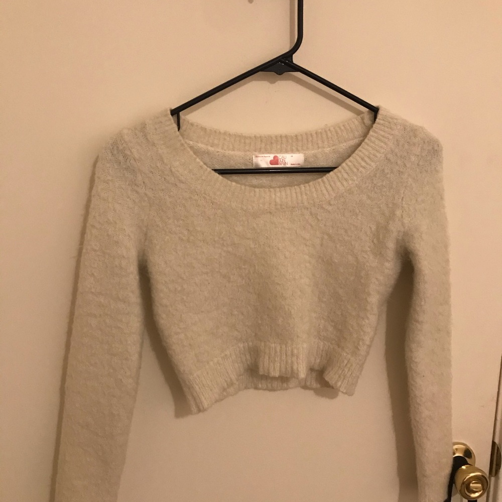 American Appeal crop sweater